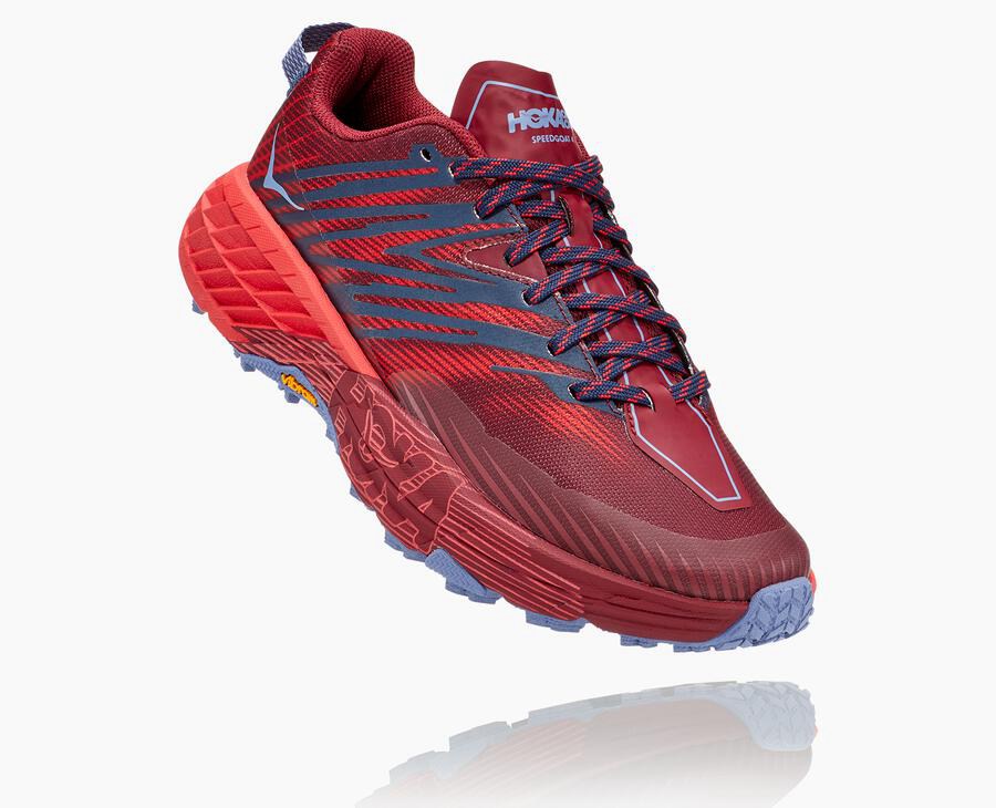 Hoka One One Spor Ayakkabı Kadın Kırmızı - Speedgoat 4 - HV2639781